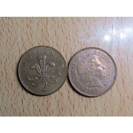 GB 2004 Elizebeth II Decimal 2p Coin