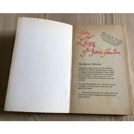 The Special Collection (1975) - Ted Allbeury - Paperback Book - Spy / Espionage
