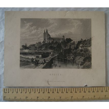 Vintage engraving: Speier