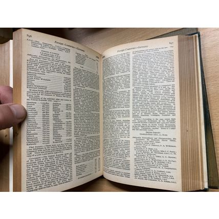 1956 "WHITAKER'S ALMANACK" VINTAGE HARDBACK BOOK & ORIGINAL BINDER COVER (P6)