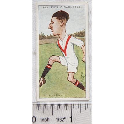 1926 Footballers Caricatures by RIP 2, Frank Barson, Manchester United