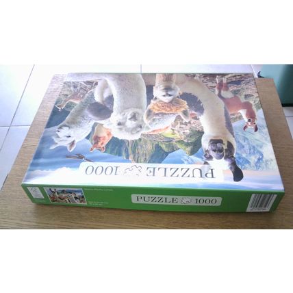 MACHU PICCHU LAMAS Jigsaw Puzzle (1000 Piece) Innovakids