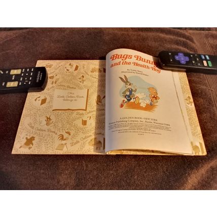 Little Golden Book Bugs Bunny & The Health Hog By Teddy Slater VF 8.0 Shape 1996