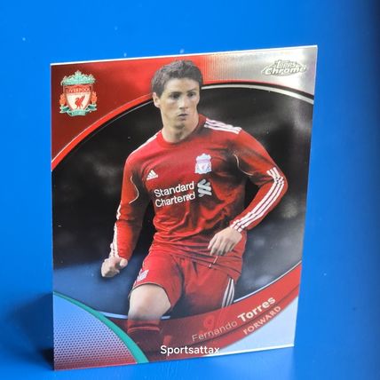 2023-24 Topps Liverpool Chrome Fernando Torres Forward Base Legend #53