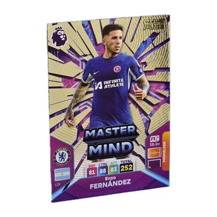 Enzo Fernandez MASTER MIND card # 129 panini. PLUS 2024. NM