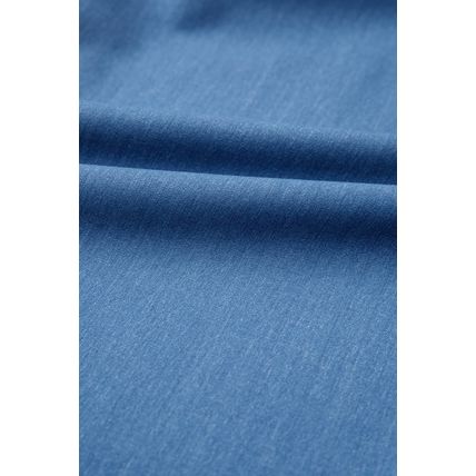 Myosotis Square Neck Pleated Waist V Cut Backless Tied Fit and Flare Dress