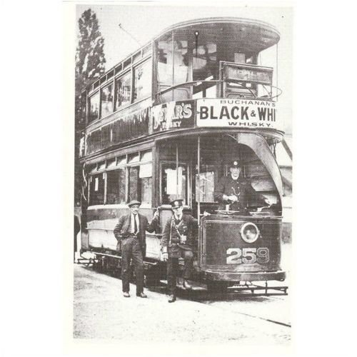 Tram Postcard Leeds Dick Kerr Car 259 1925 Yorkshire Tramway Tramcar