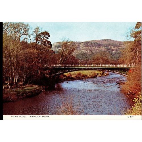 Vintage Judge's Ltd PC - Waterloo Bridge, Betws-y-Coed, N. Wales - C 676