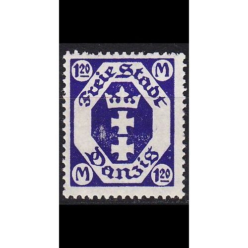 GERMANY REICH Danzig [1921] MiNr 0084 ( **/mnh )