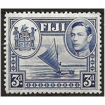Fiji 1938 SG257 3d Blue Mounted Mint . ..