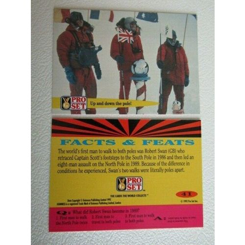 Pro Set 1992 Guinness Book of Records Trade Cards Card Variants (eb2)