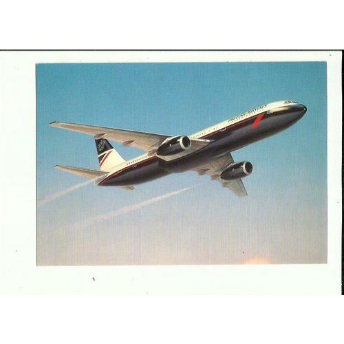 Aviation BRITISH AIRWAYS Boeing 767 Official Postcard (PC018)