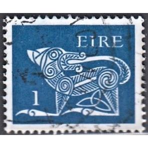 Ireland, 1975 1p Dog Brooch perf 15, SG 340 (Scott 344), used