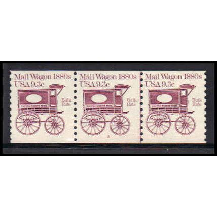 1903 9.3c Mail Wagon Very Fine MNH Dry Gum PNC 3/3 PA2345