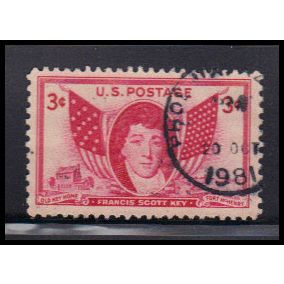 Used 962 3c Francis Scott Key Fine KA7593