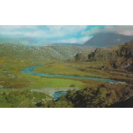 Laxford Bridge Sutherland Scotland 1970s Aerial Postcard