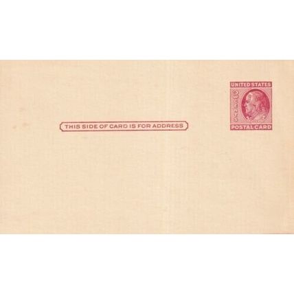 United States 2c Benjamin Franklin Postal Card unused VGC