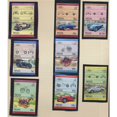 Nevis Stamps Scott #285//318, Mint Never Hinged, 16 Pairs