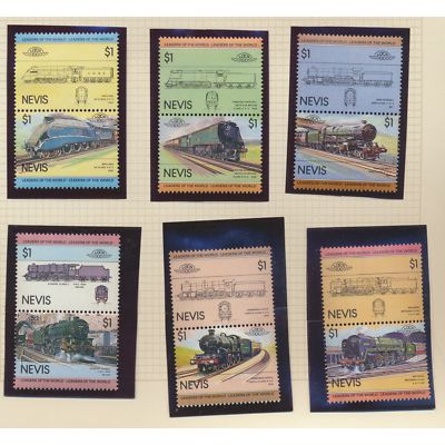 Nevis Stamps Scott #285//318, Mint Never Hinged, 16 Pairs