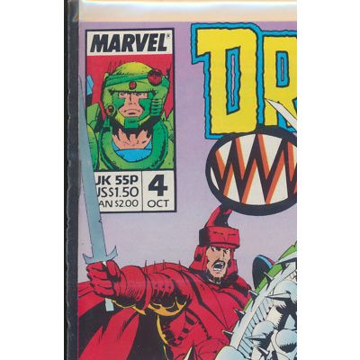 Dragon's Claws #4, 1988 Marvel Comic Book, High Grade