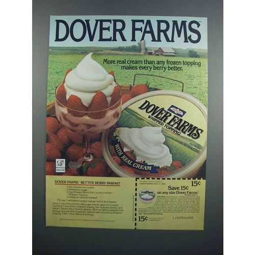 1983 Birds Eye Dover Farms Whipped Topping Ad