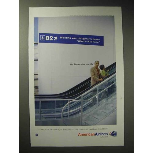 2004 American Airlines Ad - Meeting Daughter's Fiance