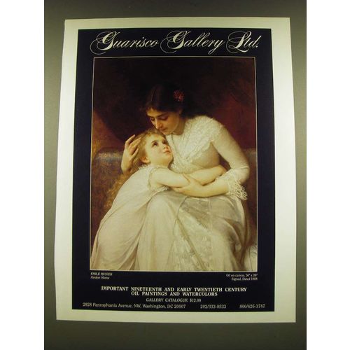 1990 Guarisco Gallery Ltd. Ad - Pardon Mama by Emile Munier
