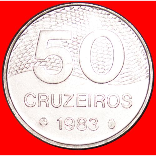 MAP* BRAZIL ★ 50 CRUZEIROS 1983! LOW START ★ NO RESERVE!