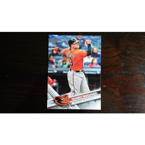 2017 Topps Card # 649 Manny Machado Near Mint (7) Baltimore Orioles