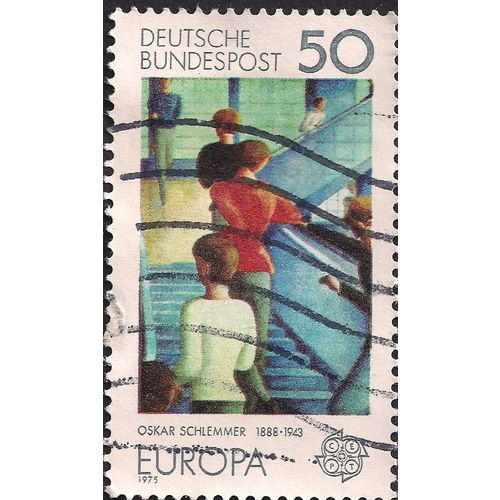 GERMANY, Oskar Schlemmer 1888-1943, multicolour 1975, 50 Pfennig