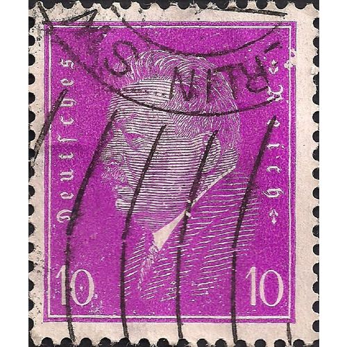 GERMANY, EMPIRE, Reich Governors, pink 1930, 10 Pfennig
