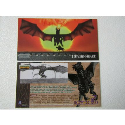 Topps 1996 Dragonheart Widevision Cards Card Variants (e31)