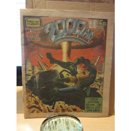 Prog 197 31 Jan, 1981 2000 AD Judge Dredd comic