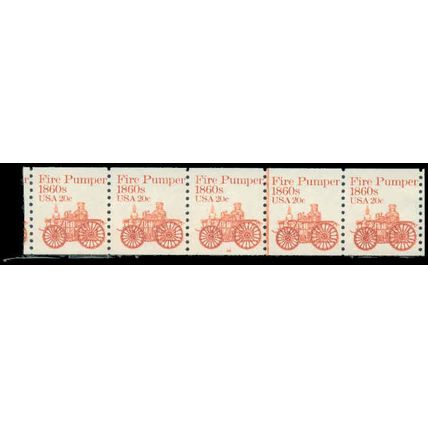 1908v 20c Fire Pumper Fine MNH Dry Gum PNC 16/5 P0535