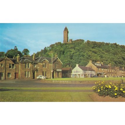 Newsagents Bridge Of Allan Wallace Monument Stirling 1970s Postcard