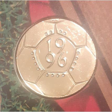 1996 PNC Limited Edition GB £2 Coin & Stamp Cover - Celebration of Football