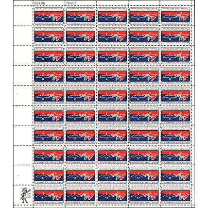 Migratory Bird Treaty Sheet of Fifty 6 Cent Postage Stamps Scott 1306