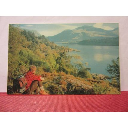 LLYN PADARN, SNOWDONIA, WALES unused postcard dated 1970 =