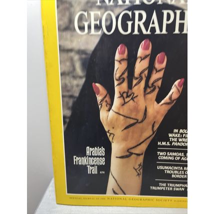 National Geographic Magazine October 1985 Arabia's Trail - Vintage Collectable