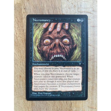 Magic the Gathering MTG CCG: Visions - Necromancy (B) 1996 WotC