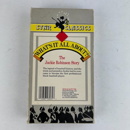 The Jackie Robinson Story Star Classics VHS Video Tape
