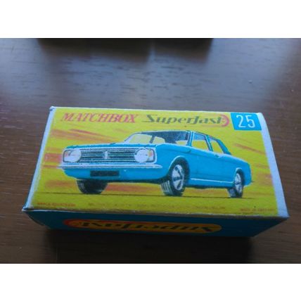Matchbox No25 Ford Cortina - Replica Box