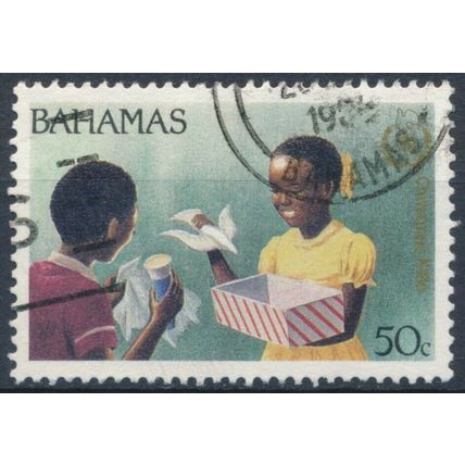 Christmas: 50c - Bahamas 1986 - F H - SG 780