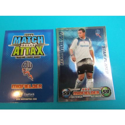 Kevin Nolan - Star Player - Bolton Wanderers - Match Attax 2008/09 Football Card