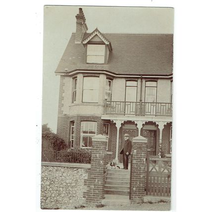 Sussex postcard Eversleigh College Hill Steyning