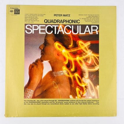 Peter Matz – Quadraphonic Spectacular Vinyl LP Record Album CQ-31247 QUAD