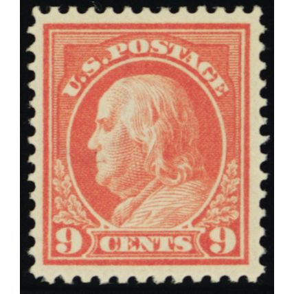415, Mint VF/XF NH 9¢- With Crowe Certificate - Stuart Katz