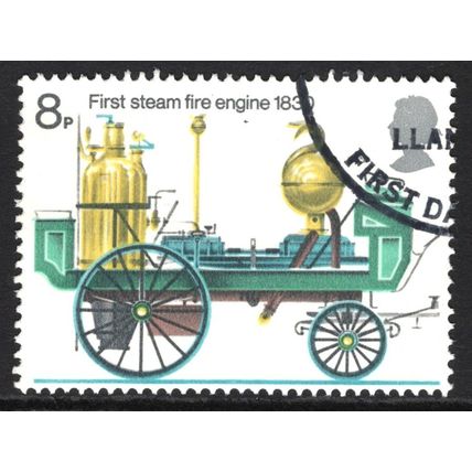 GREAT BRITAIN 1974: FIRE PREVENTION BICENTENARY - 8p USED (G10)