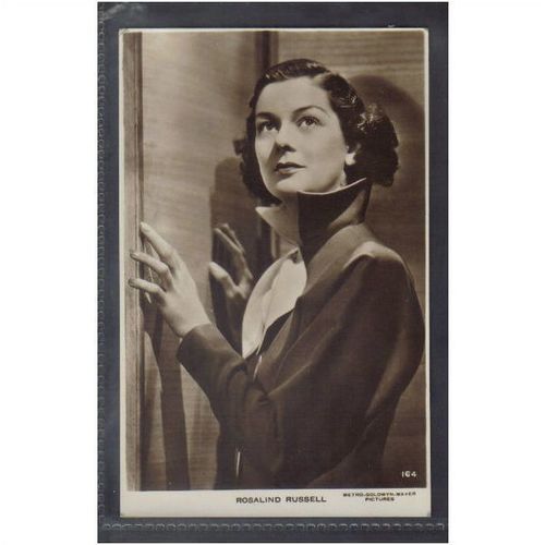 ROSALIND RUSSELL FILM STAR POSTCARD