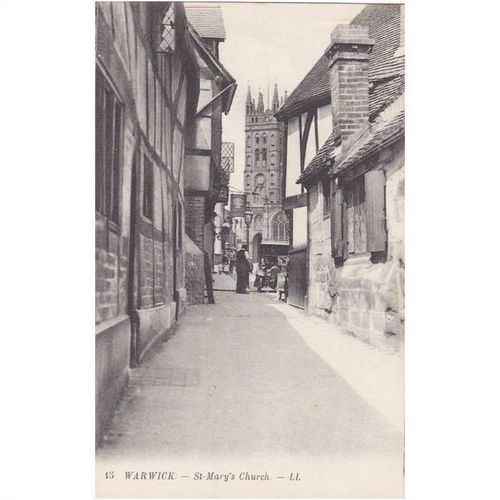 St Marys Church Warwick Warwickshire L Levy Postcard (WAR70617)